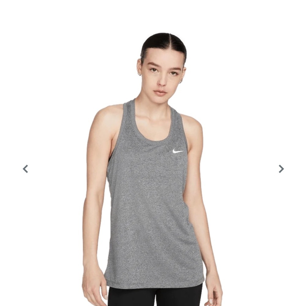 Nike Women's DRI-FIT Gray Tank Top Size XSMALL